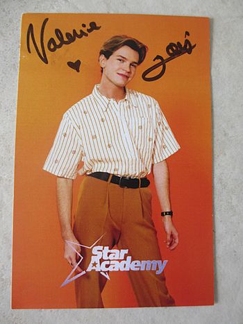 Photo dédicacée de Louis Albi – Star Academy 2022