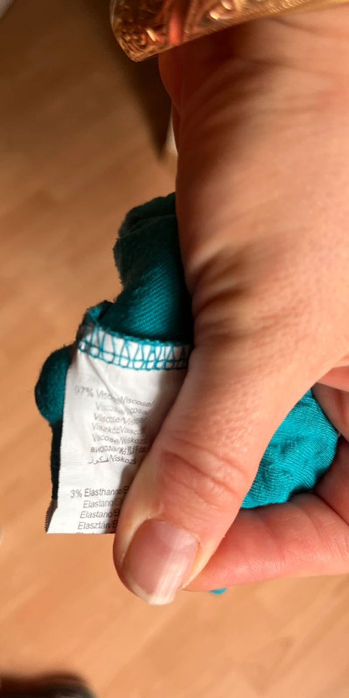 Belle robe courte MC grossesse et allaitement T. 42/44 - photo numéro 7