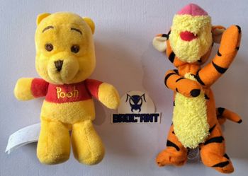 Peluches Disney Winnie l'Ourson et Tigrou