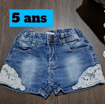 Short en jean