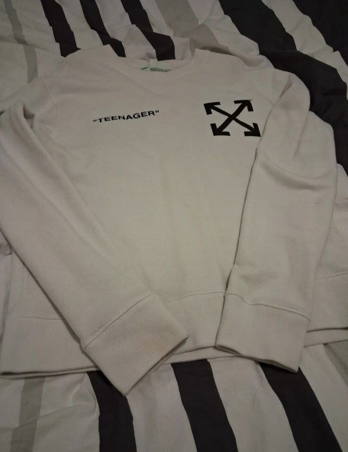 Pull off-white bart Simpson - photo numéro 6