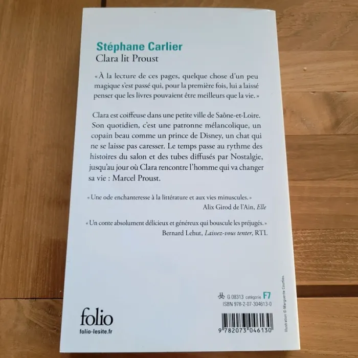 Livre Stéphane Carlier Clara lit Proust - photo numéro 2