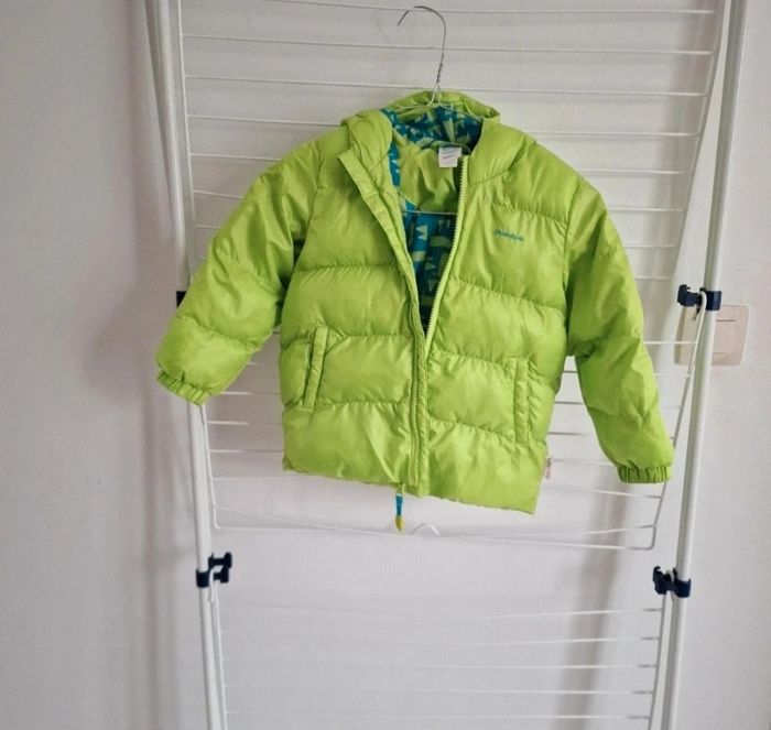 Doudoune Quechua Vert fluo : fille 3ans / 98cm