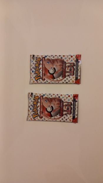 2 boosters Pokemon 151