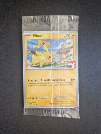 Pokémon carte Pikachu Dracaufeu 101 ligue league sous blister