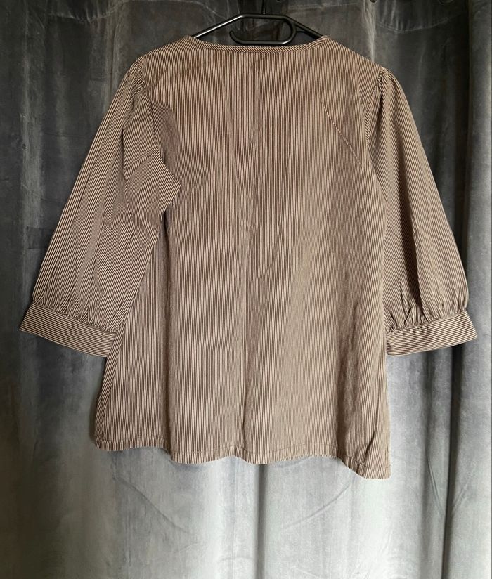 Blouse rayée manches 3/4 - photo numéro 5
