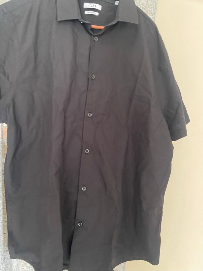Chemise homme manches courtes taille XXL