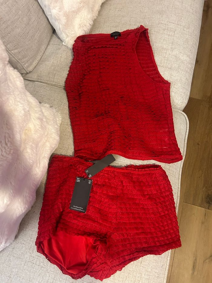 ❤️ Ensemble rouge neuf avec étiquette – ultra canon ! ❤️ - photo numéro 4