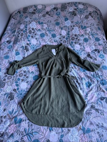 Neuf - Tunique kaki avec ceinture - Taille unique