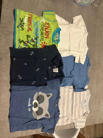 Lot t shirt 3 mois