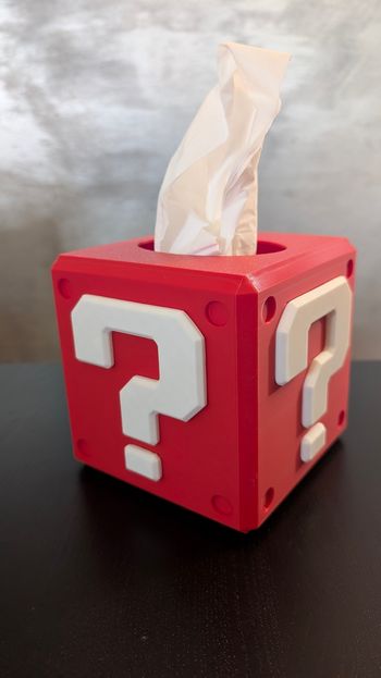 Boîte à mouchoirs block 3d 