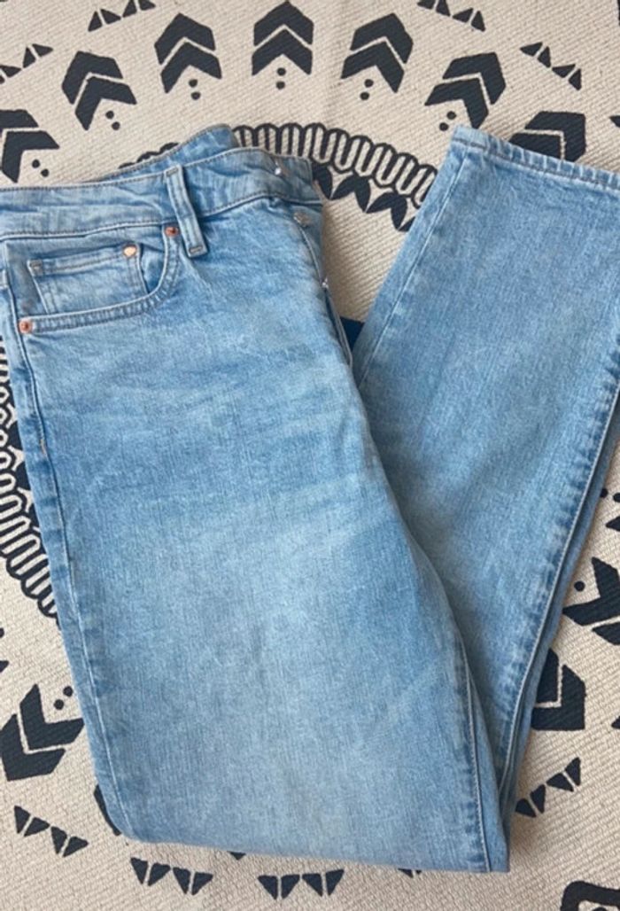 jean mom taille haute