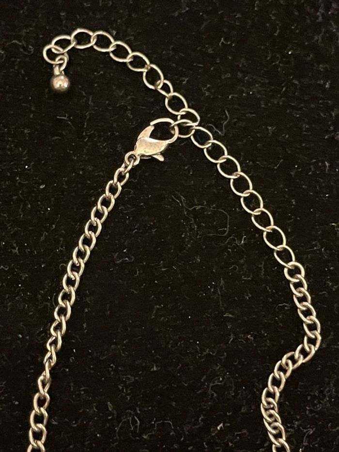 collier argenté réglable - photo numéro 4