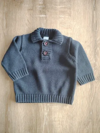 Pull col montant garçon Petit bateau