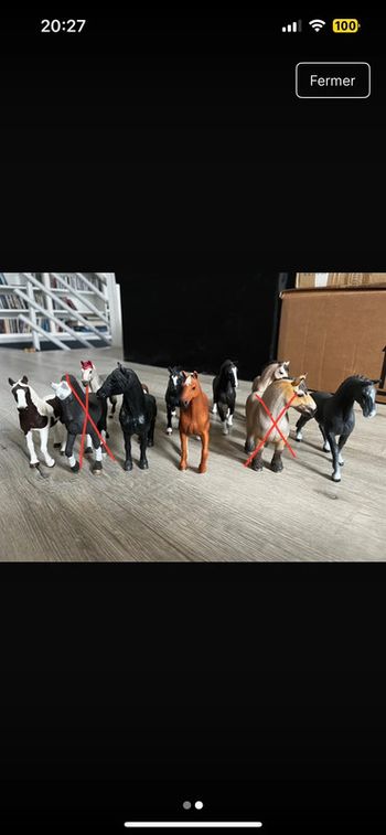 Lot de chevaux schleichs