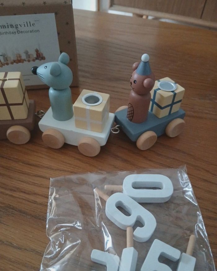 Bloomingville train en bois - photo numéro 4