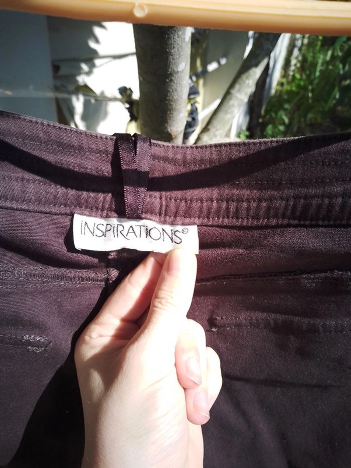 Pantalon large marron foncé - photo numéro 15