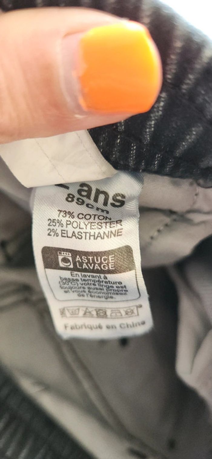 Pantalon noir garçon 2 ans 89 cm - photo numéro 3