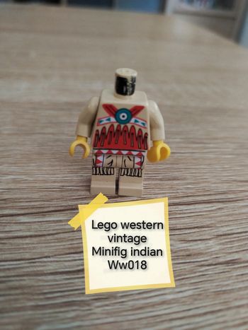 Lego western vintage minifig indian 4 ww018