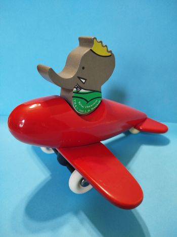 Avion Babar - Jouet en bois Vilac 