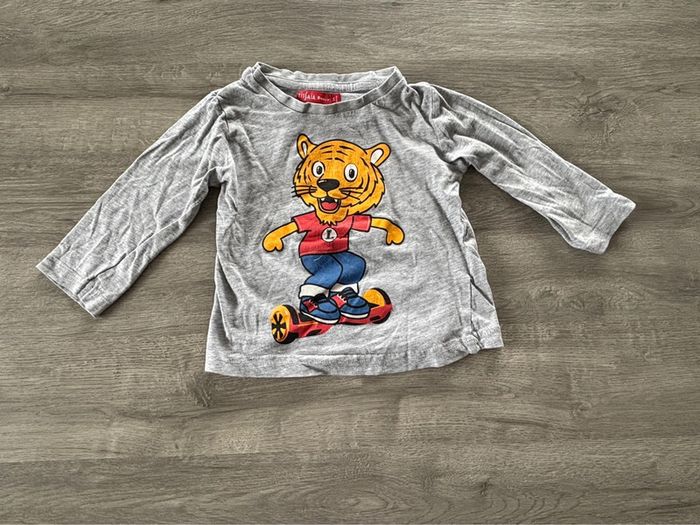 T-shirt manches longues tissaia 24 mois