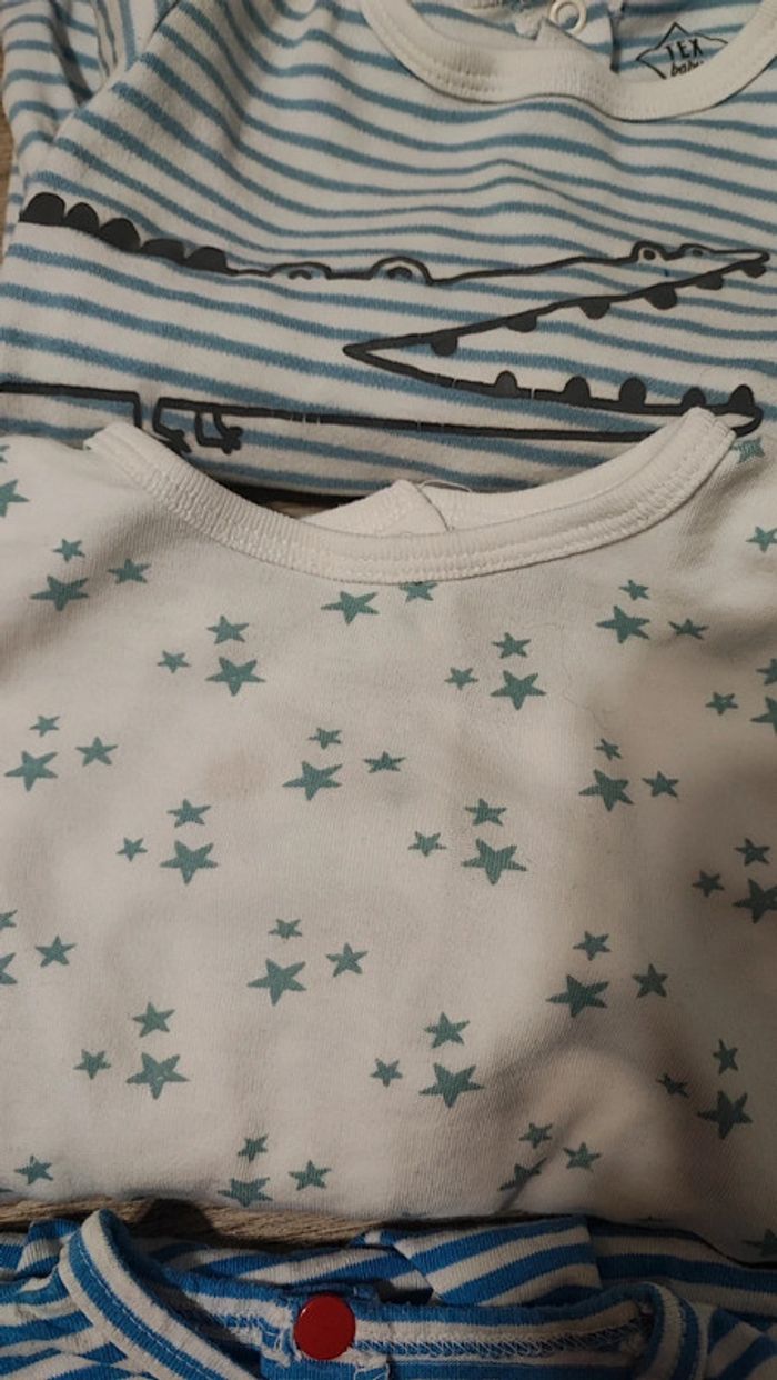 Lot 3 pyjamas manches longues 6 mois - photo numéro 5