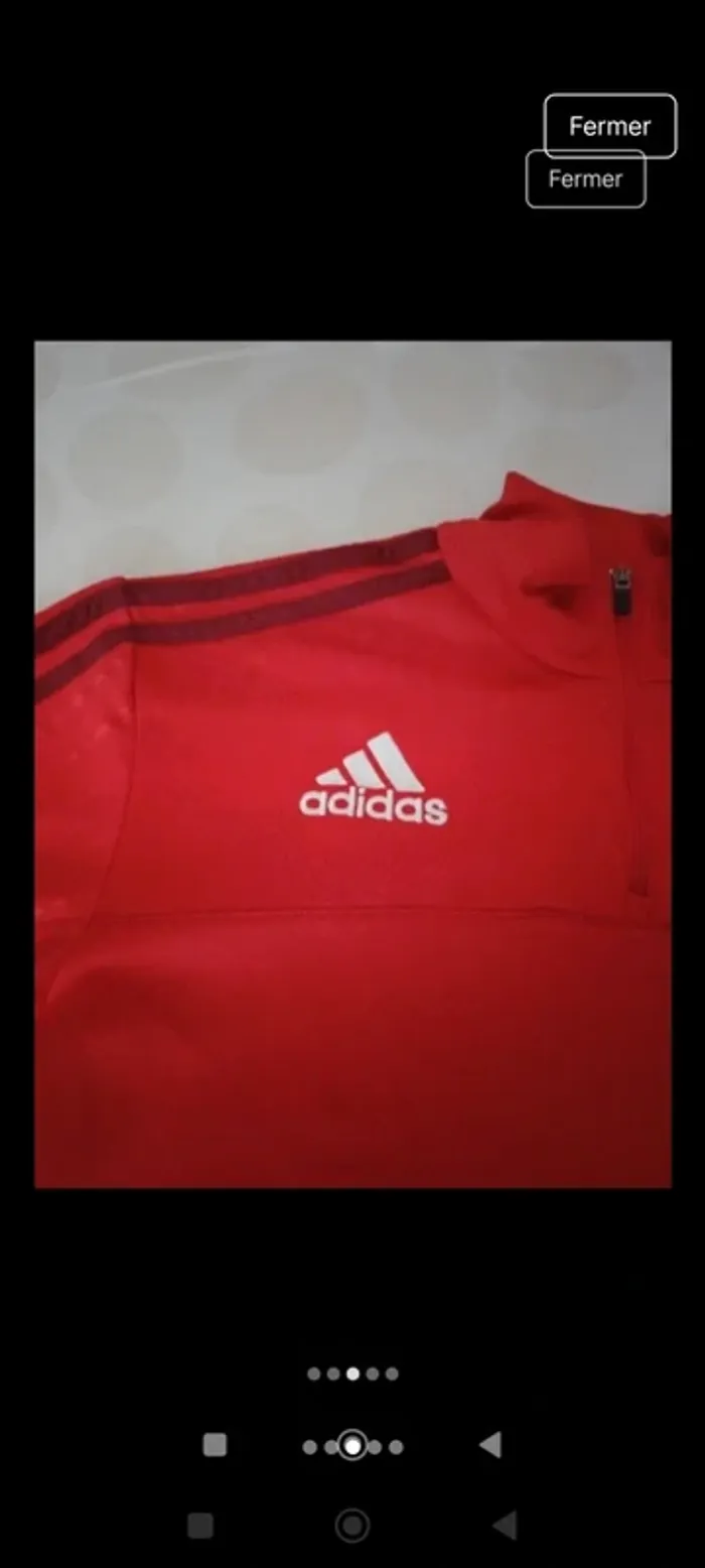 Sweat fin sport homme Adidas x FC Bayern taille S - photo numéro 3