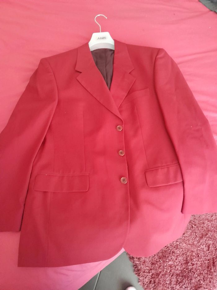 Veste bordeaux - photo numéro 2