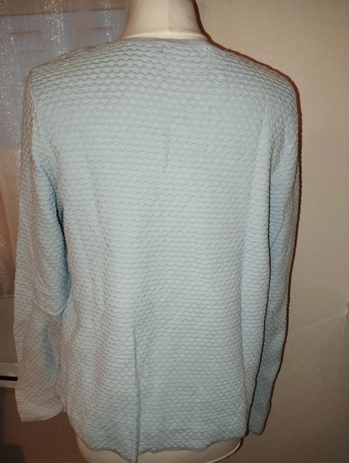 Pull monoprix bleu très clair - photo numéro 4
