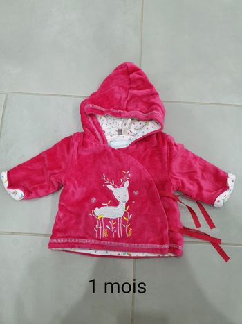 Gilet cache cœur 1 mois