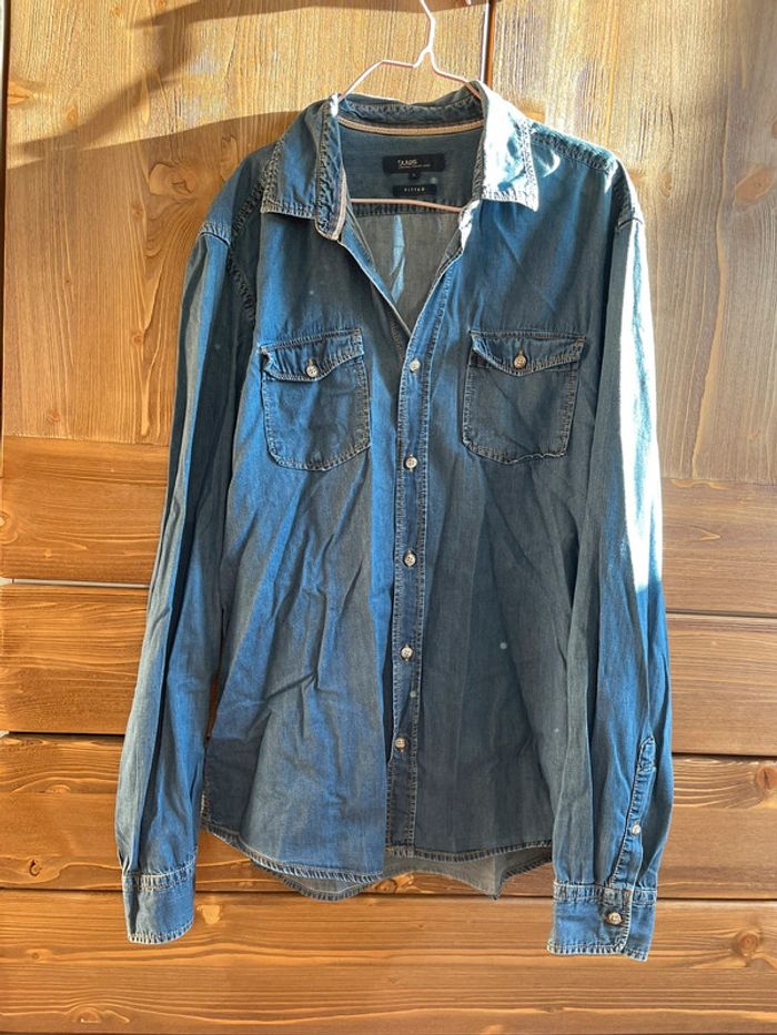Chemise en jean coupe fitted Jules