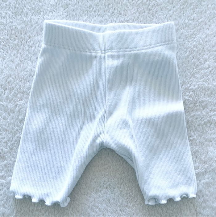 Legging blanc neuf « Kiabi » taille 3 mois