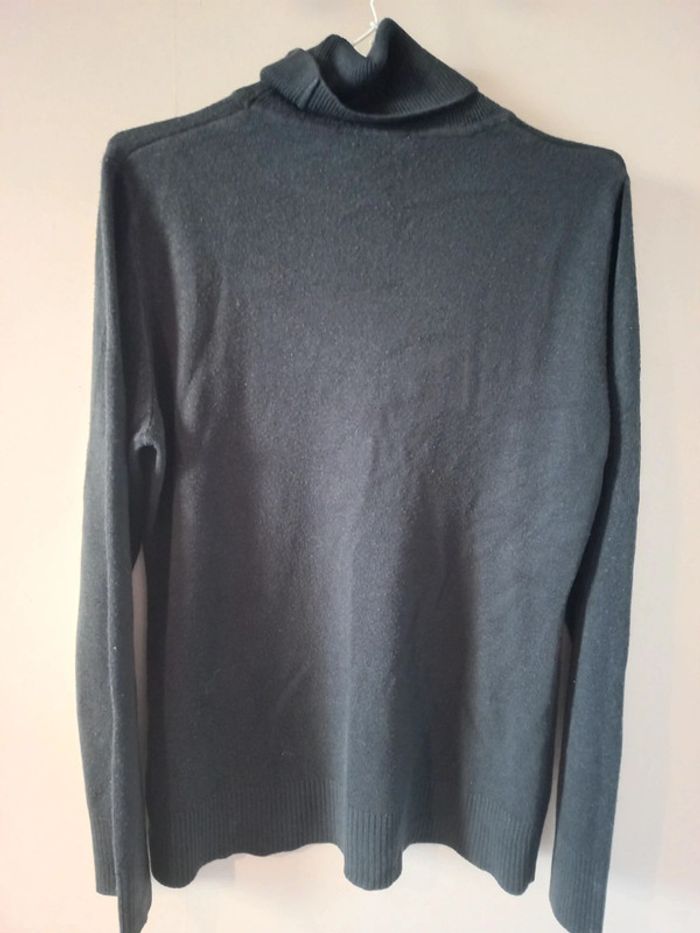 Pull col roulé noir - photo numéro 2