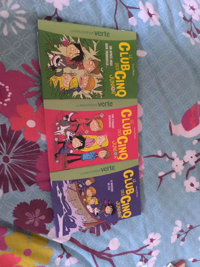 Le club des cinq junior. Lot tomes 1-2-3