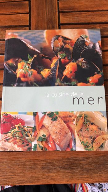 Livre de cuisine de la mer