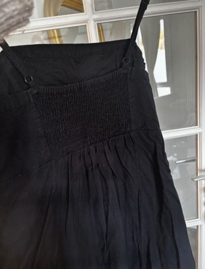 Robe noir en lin - photo numéro 3