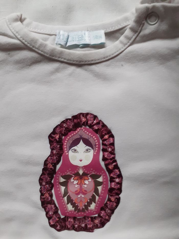 Sweet blanc motif poupée russe