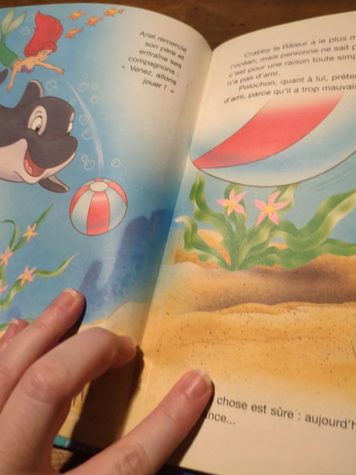 Livre Disney club du livre Ariel et son ami spot - photo numéro 3