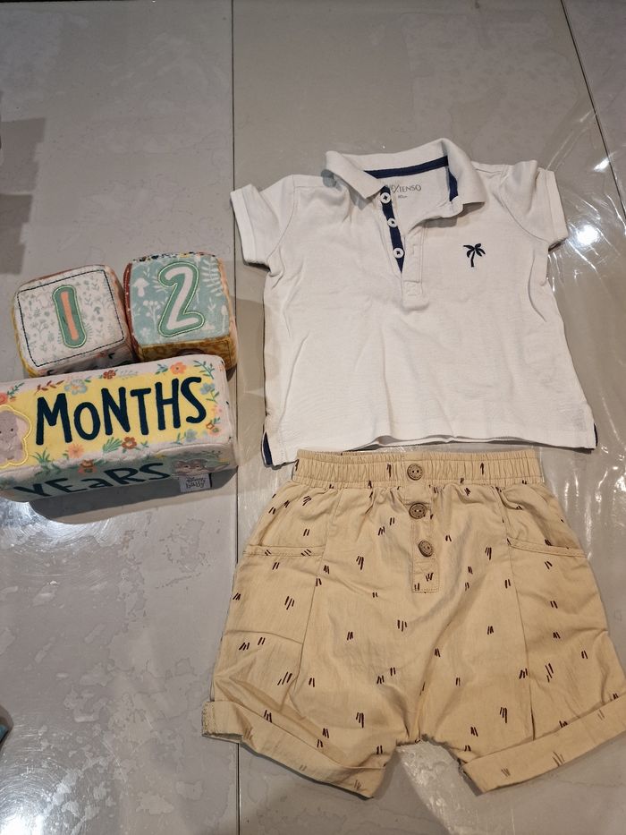 Lots d'été tee-shirt 12M - photo numéro 2