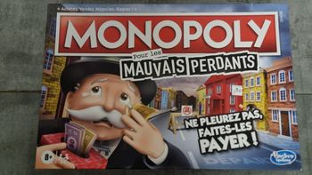 Monopoly pour les mauvais perdants comme neuf