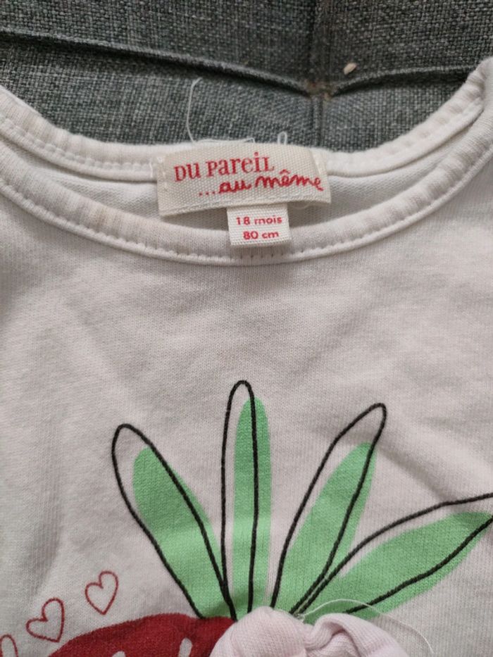 Lot tee-shirts 18 mois - photo numéro 10