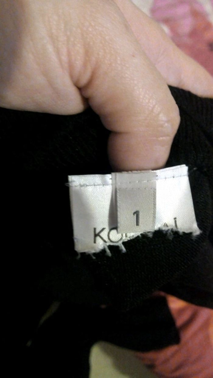 Pull fin noir dentelle décolleté Kookaï - photo numéro 3