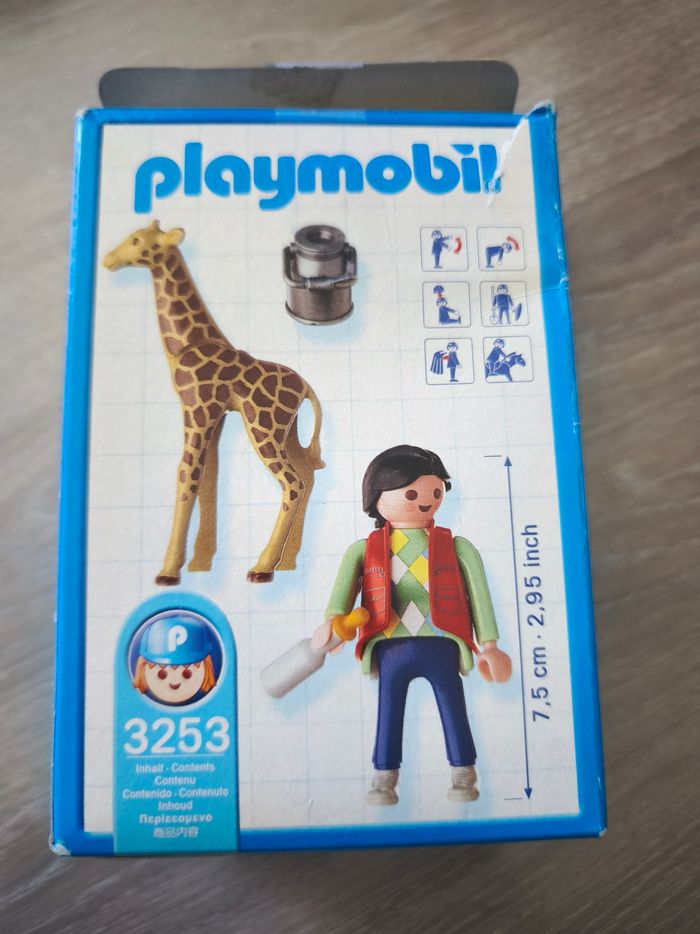 Playmobil 3253 Gardienne de zoo / girafon - photo numéro 2
