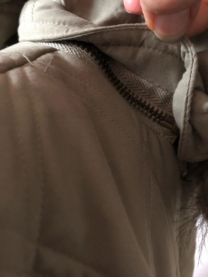 🍁🍃Parka vintage années 90 kaki vert olive green vintage 90s parka🍃🍁 - photo numéro 12