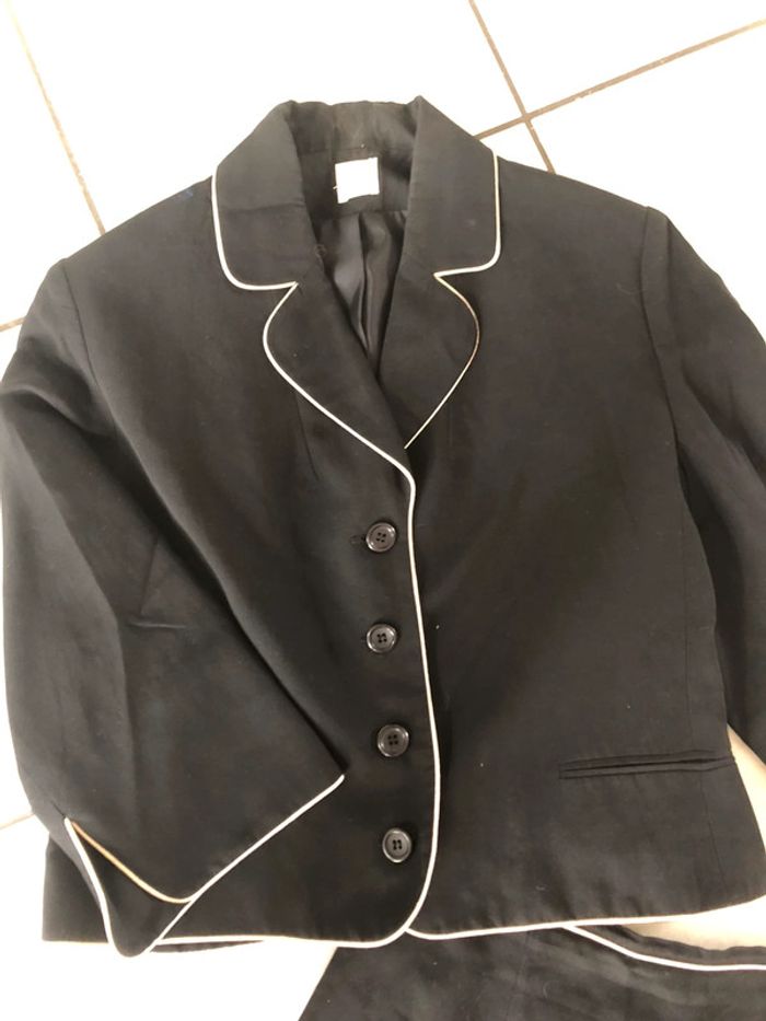Tailleur camaïeu veste et jupe taille 40 - photo numéro 2