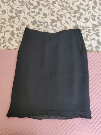 Jupe crayon avec volant