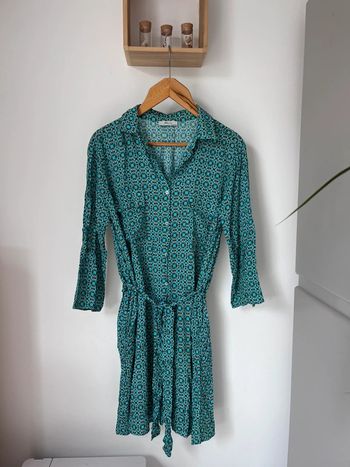 Robe fluide verte