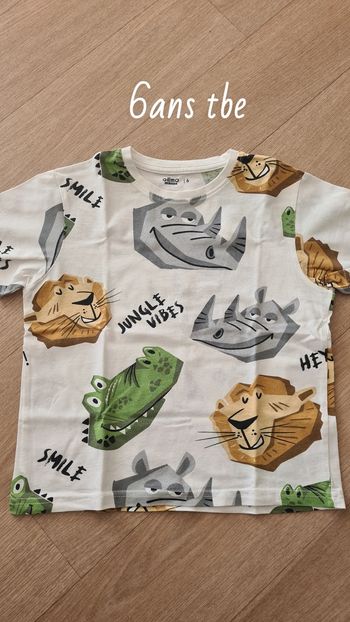 Tee shirt à motif animaux