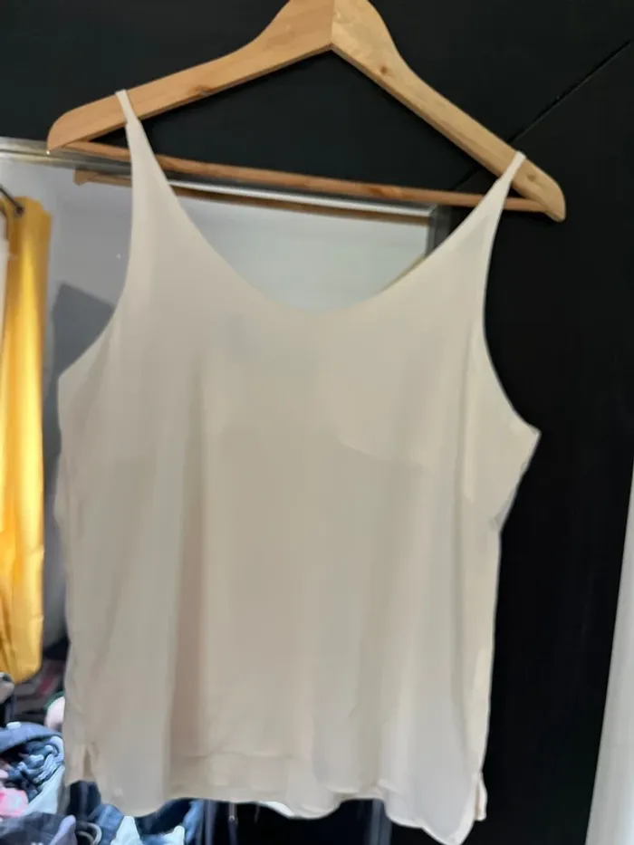 Débardeur à bretelles beige femme - photo numéro 3