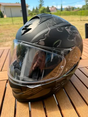 Idéal motard : casque de moto Scorpion Exo 510 Air + housse & carton d’origine
